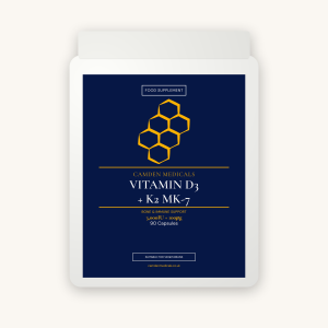 Weekly Vitamin D3 3000IU + K2 MK-7 90 Capsules