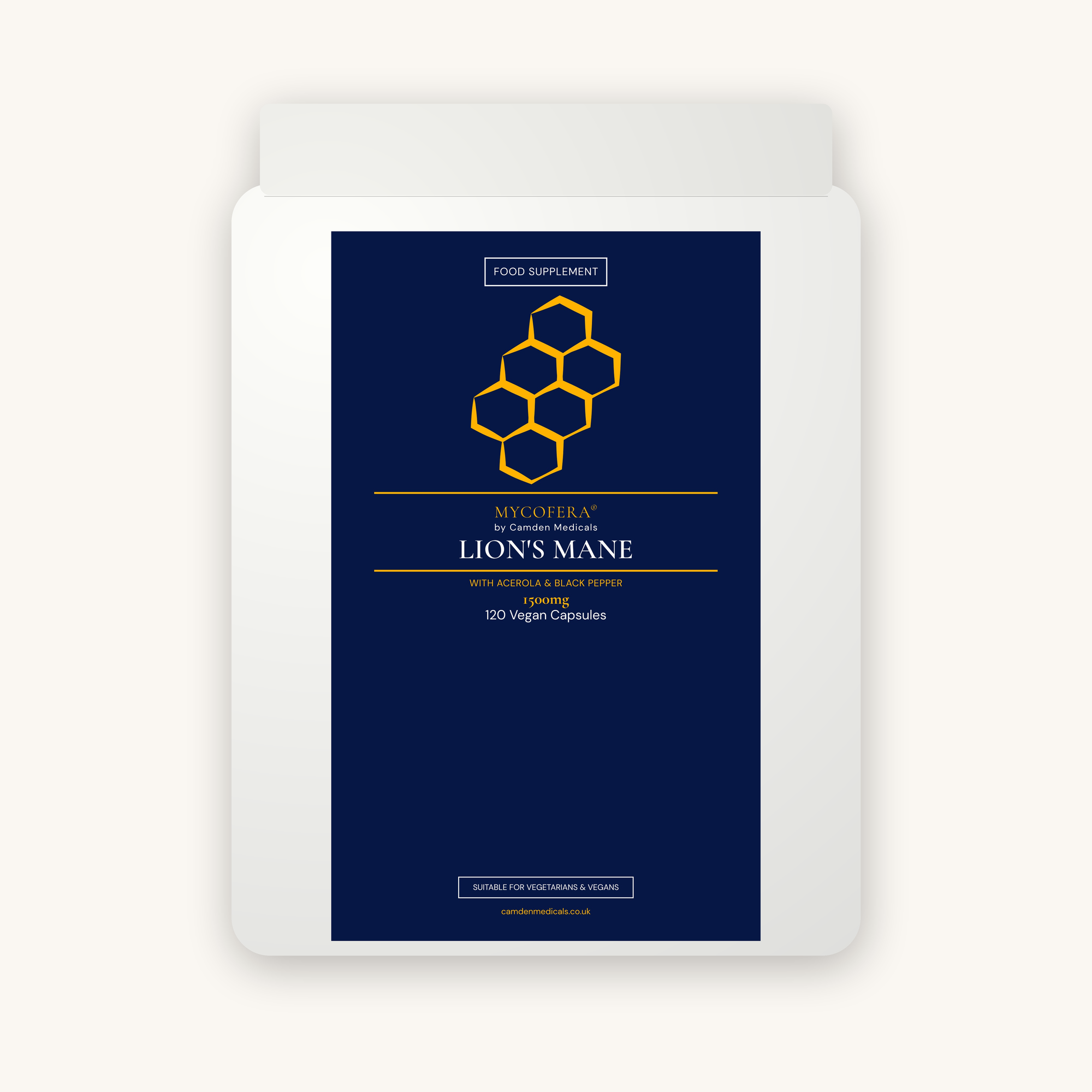 Mycofera™ Lions Mane Extract with Acerola & Black Pepper 120 Capsules