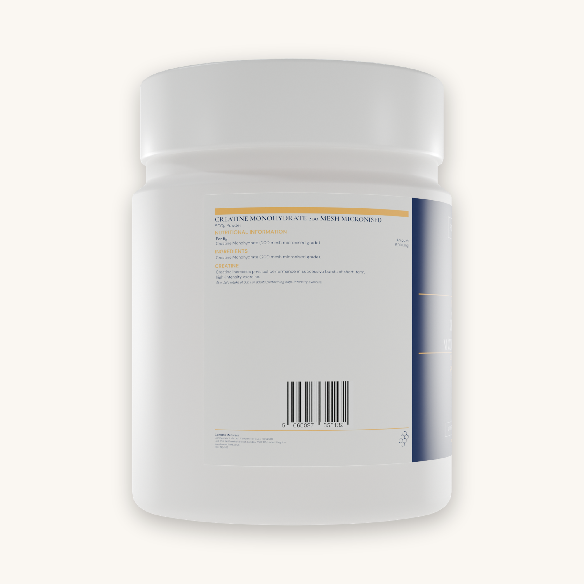 Purifera™ Creatine Monohydrate Powder 500g (200 mesh micronised) - Image 2